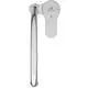 Küchenarmatur mit hohem Auslauf in Chrom-Finish, ausgestattet mit einem handlichen Hebel zur Temperatur- und Durchflussregelung. Marke Ideal Standard.